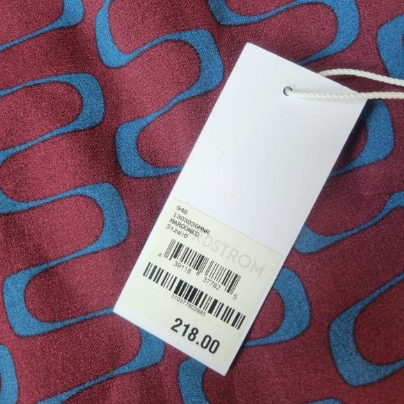 Reformation Gavin Dress Marooned Size Womens 0 - Picture 9 of 10